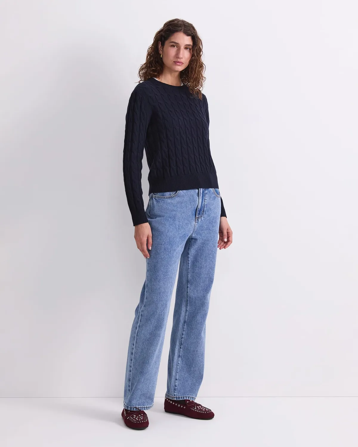 Sportscraft Merino maglione trecce lana extrafine