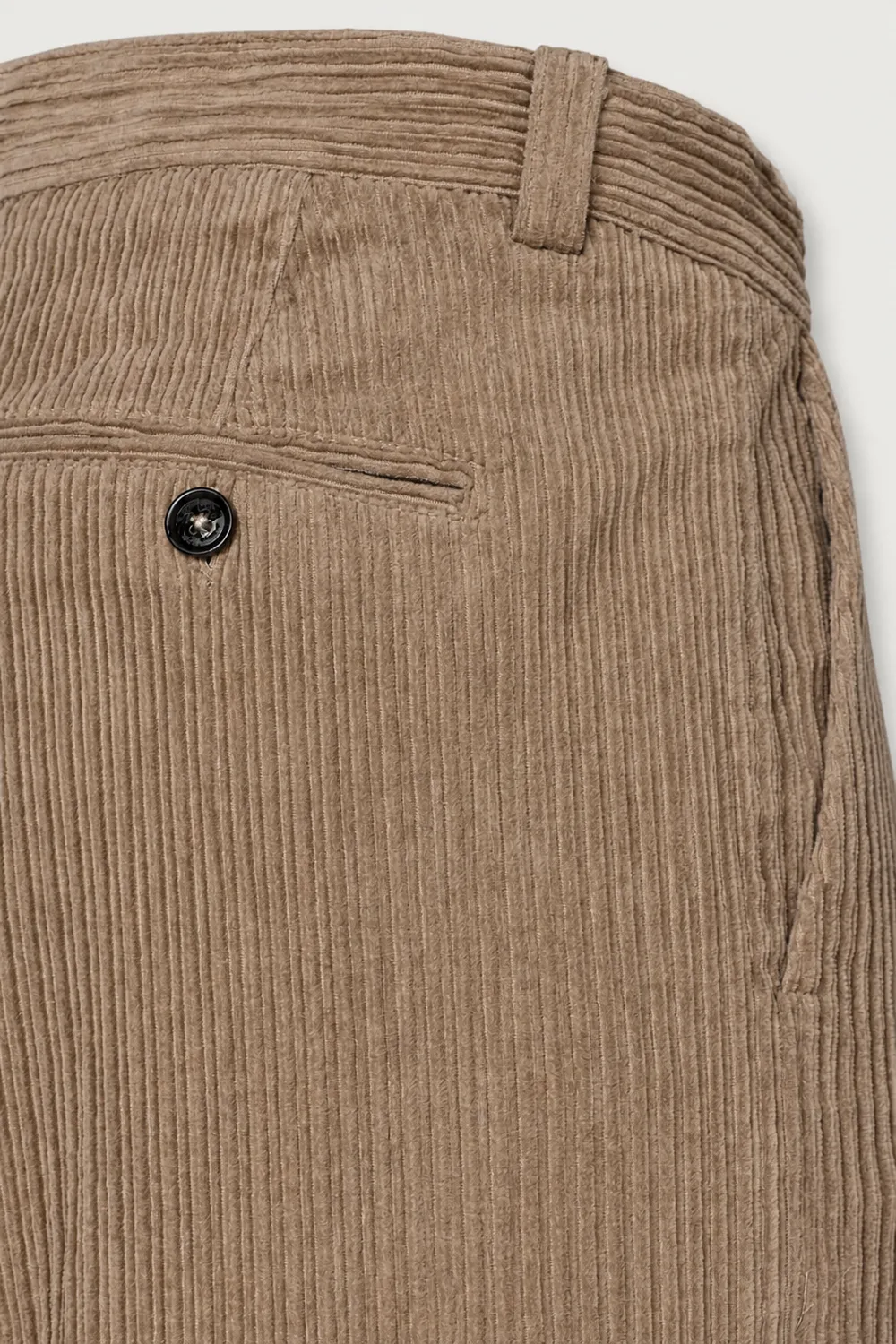 Massimo Alba Lamna pantaloni palazzo velluto taupe