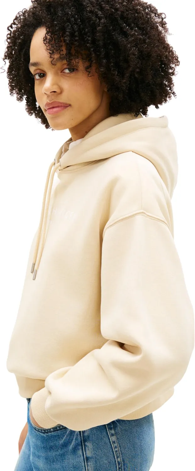 Tommy Hilfiger Corp Logo WW0WW47832 felpa donna XS cappuccio