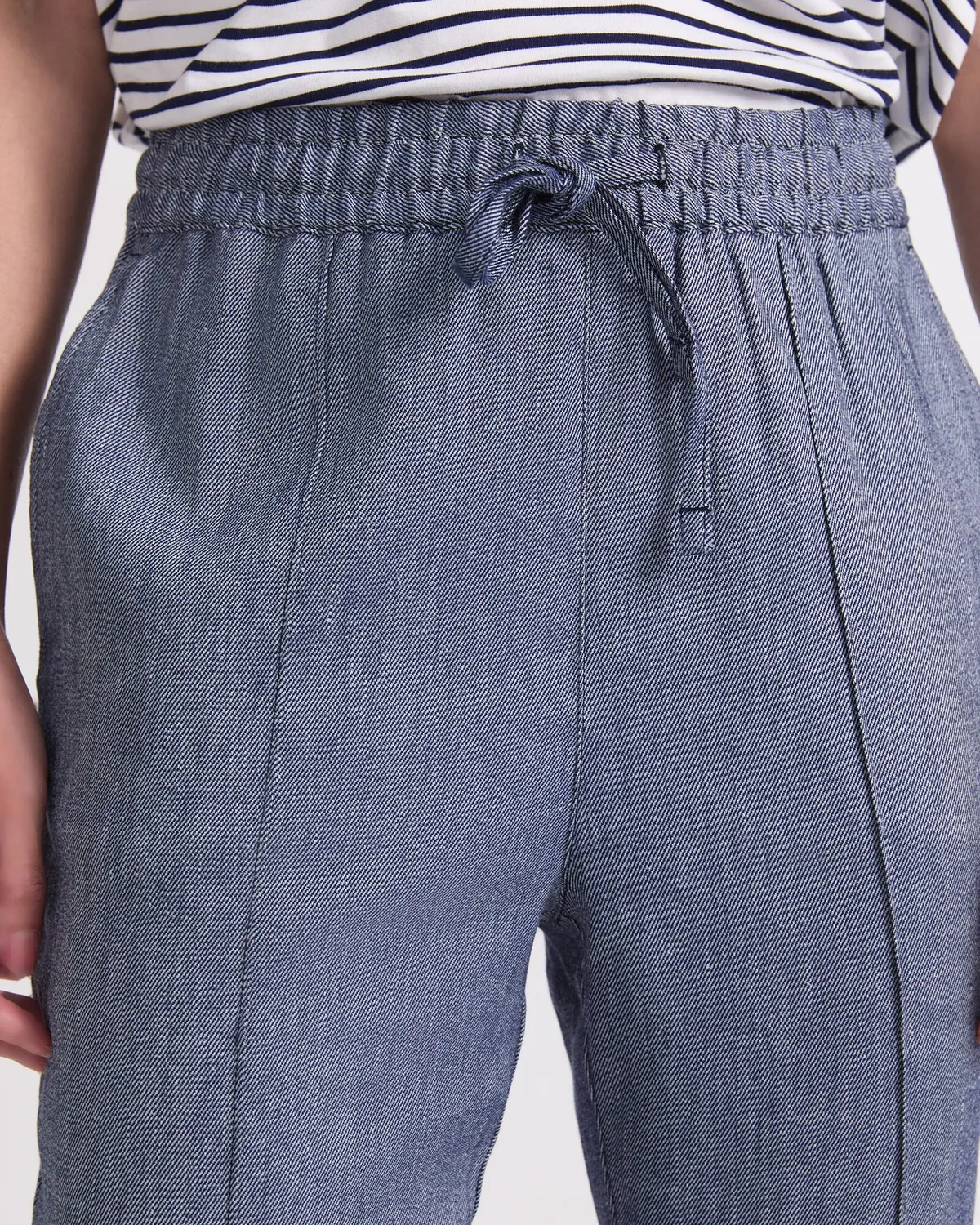 Sportscraft Rosa pantaloni lino affusolati