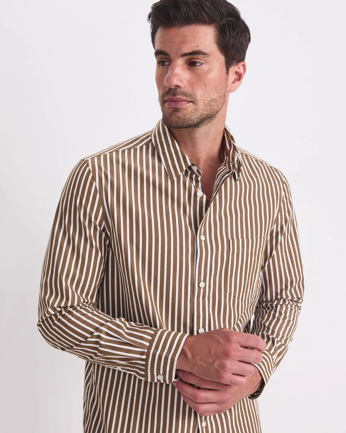 Sportscraft Ryan Stripe camicia uomo cotone a righe