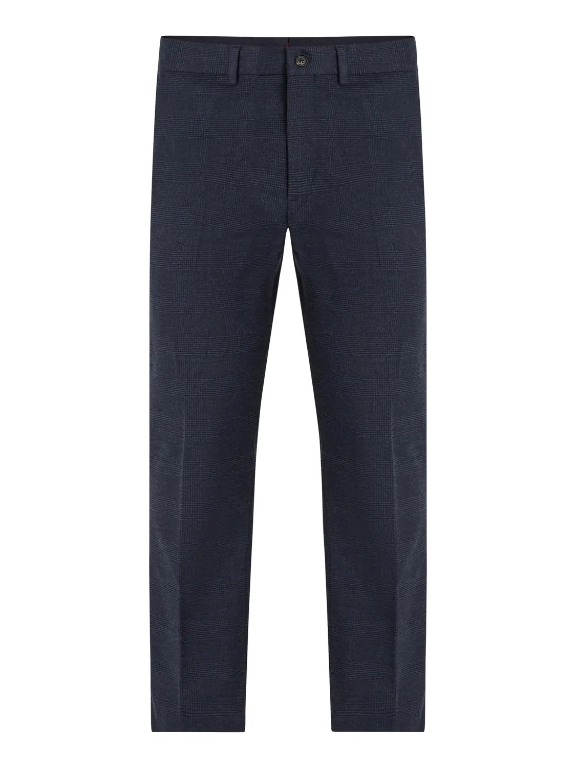 Tommy Hilfiger Denton Brushed Check pantalone uomo blu Desert Sky