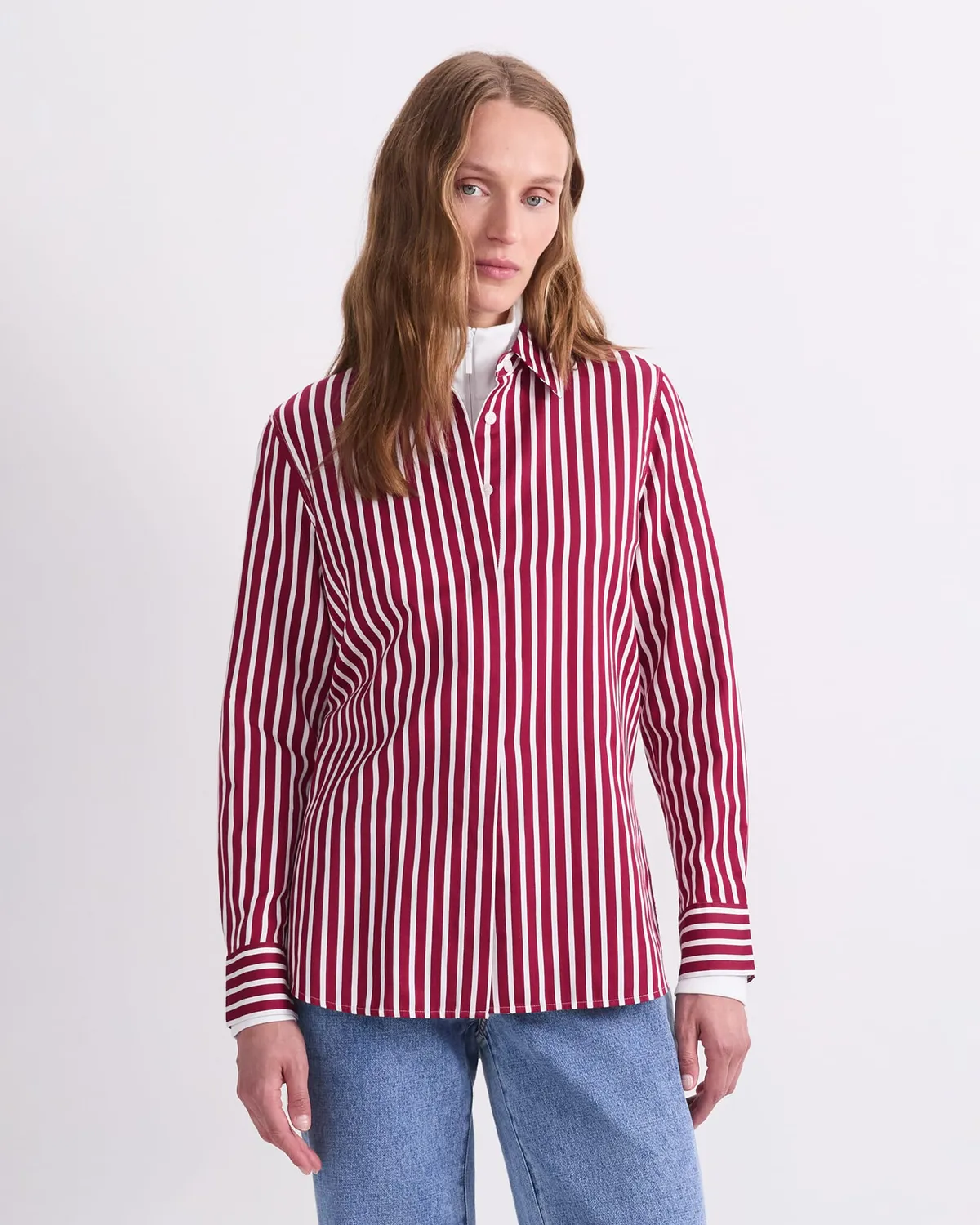 Sportscraft Hannah Stripe camicia donna cotone e seta