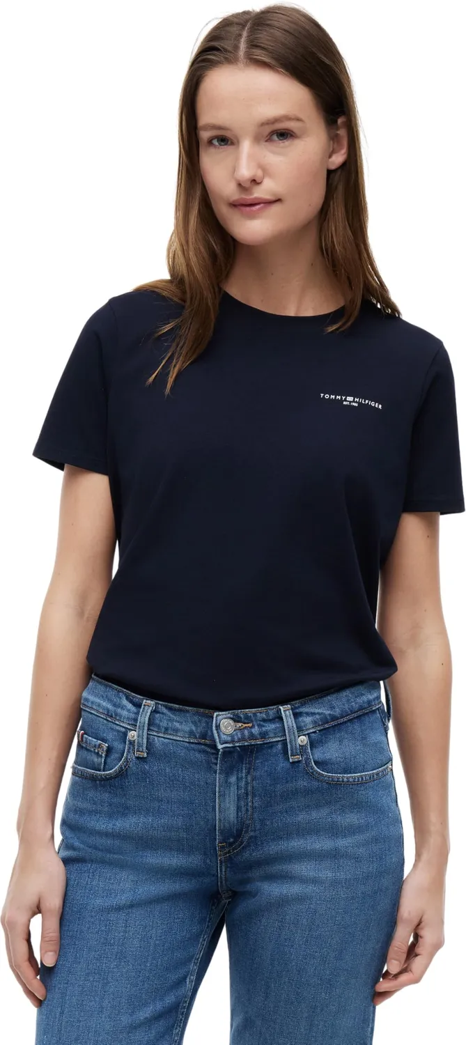 Tommy Hilfiger 1985 t-shirt donna maniche corte scollo rotondo