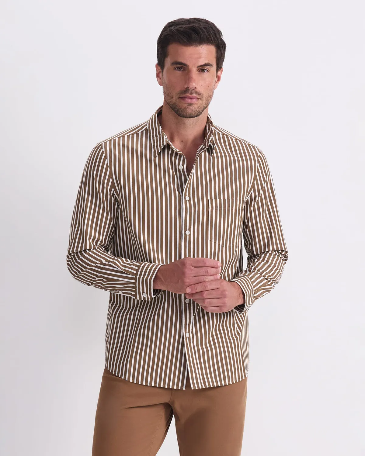 Sportscraft Ryan Stripe camicia uomo cotone a righe