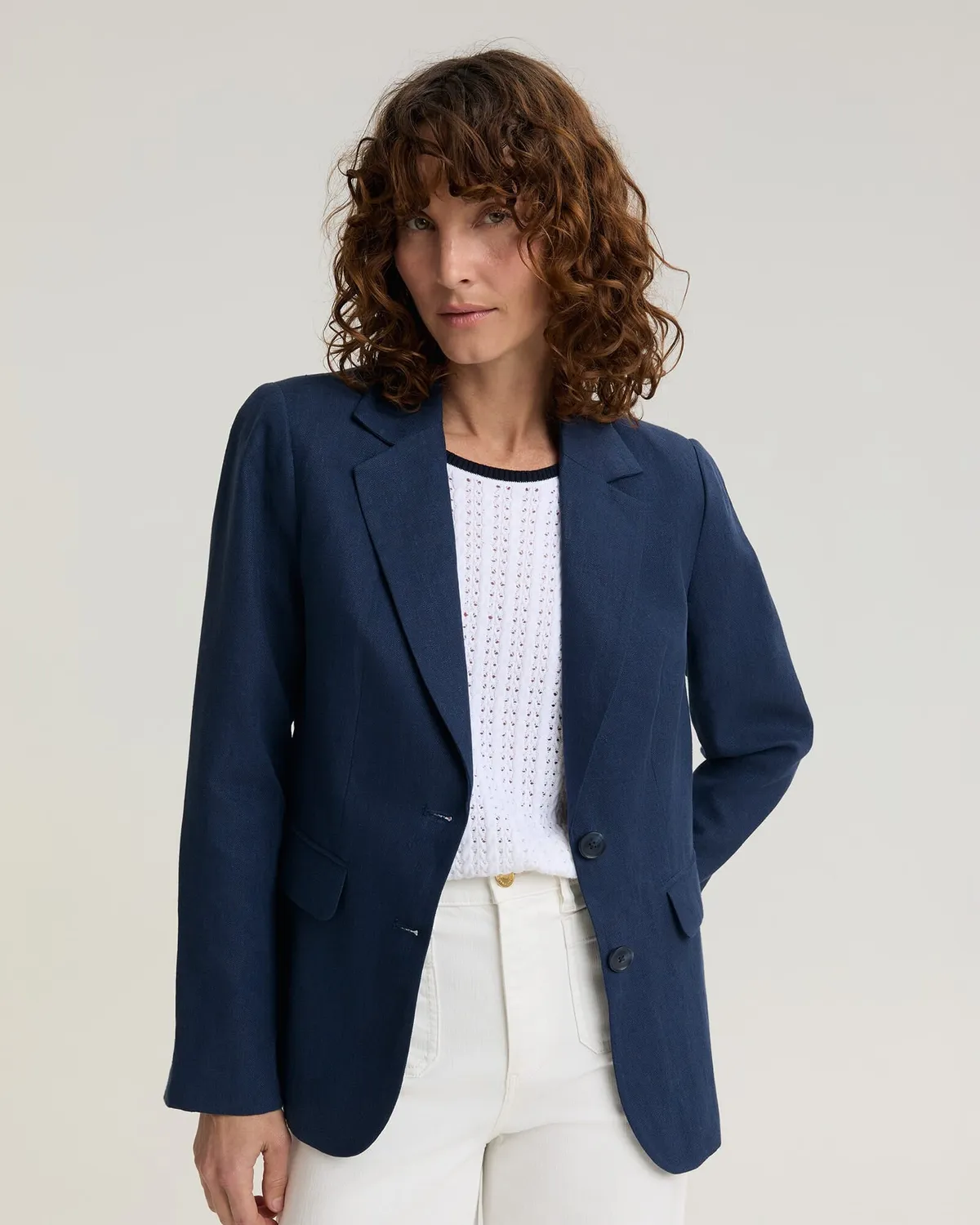 Sportscraft Freya Short blazer donna lino corto