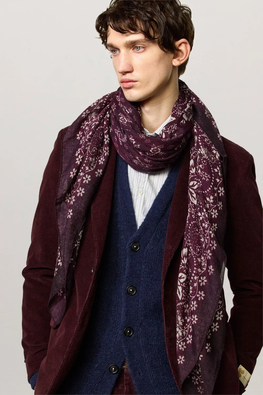 Massimo Alba Stole stola nera cashmere seta unisex
