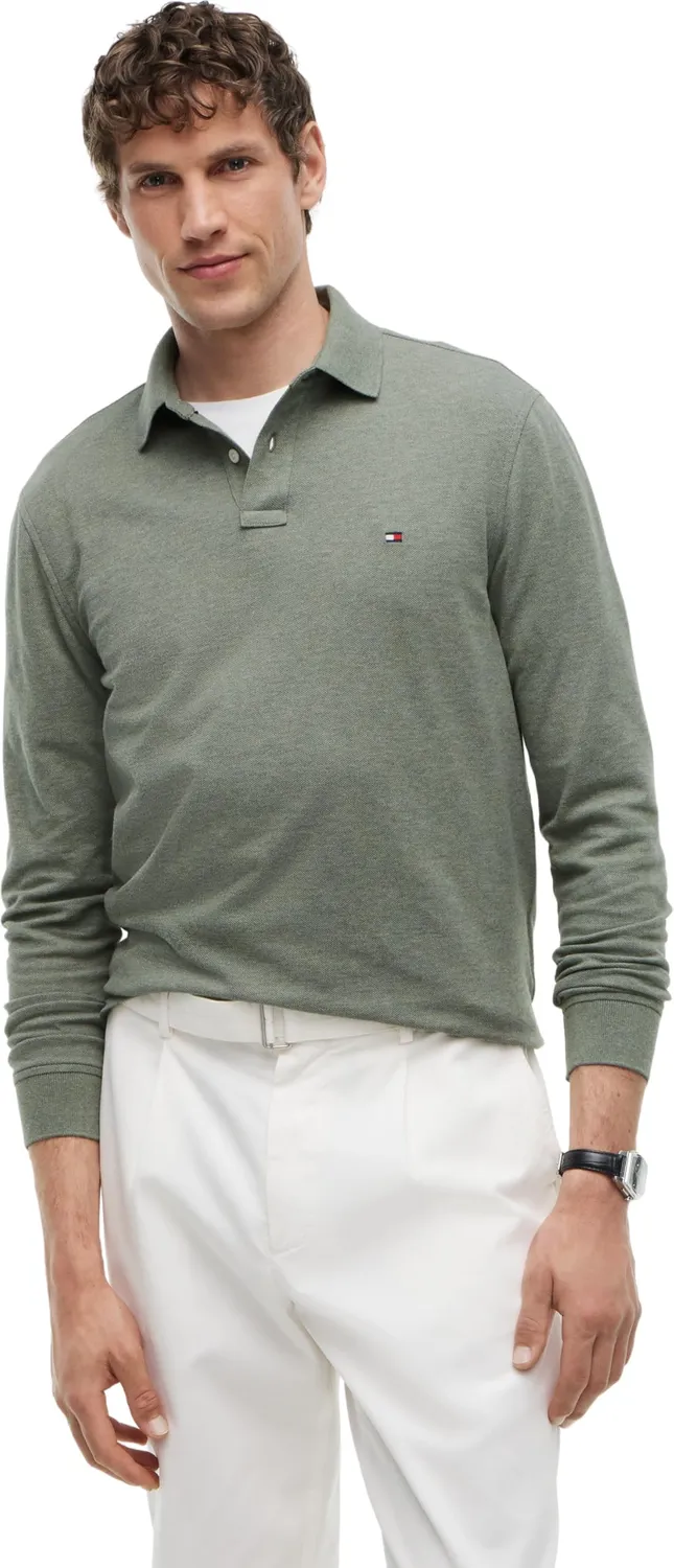 Tommy Hilfiger 1985 Regular polo manica lunga uomo L piquet