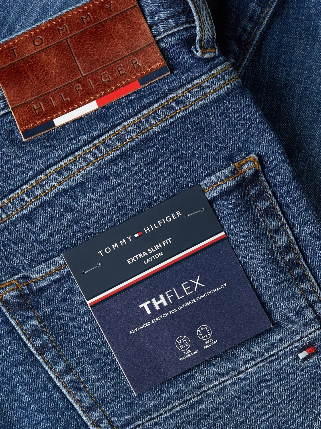 Tommy Hilfiger jeans uomo 30W/30L denim elasticizzato
