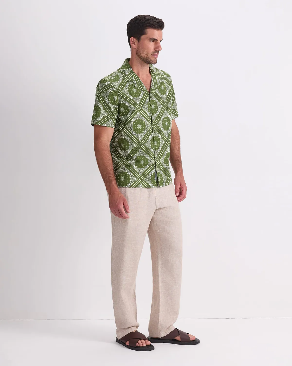 Sportscraft Bandana Resort camicia cotone manica corta