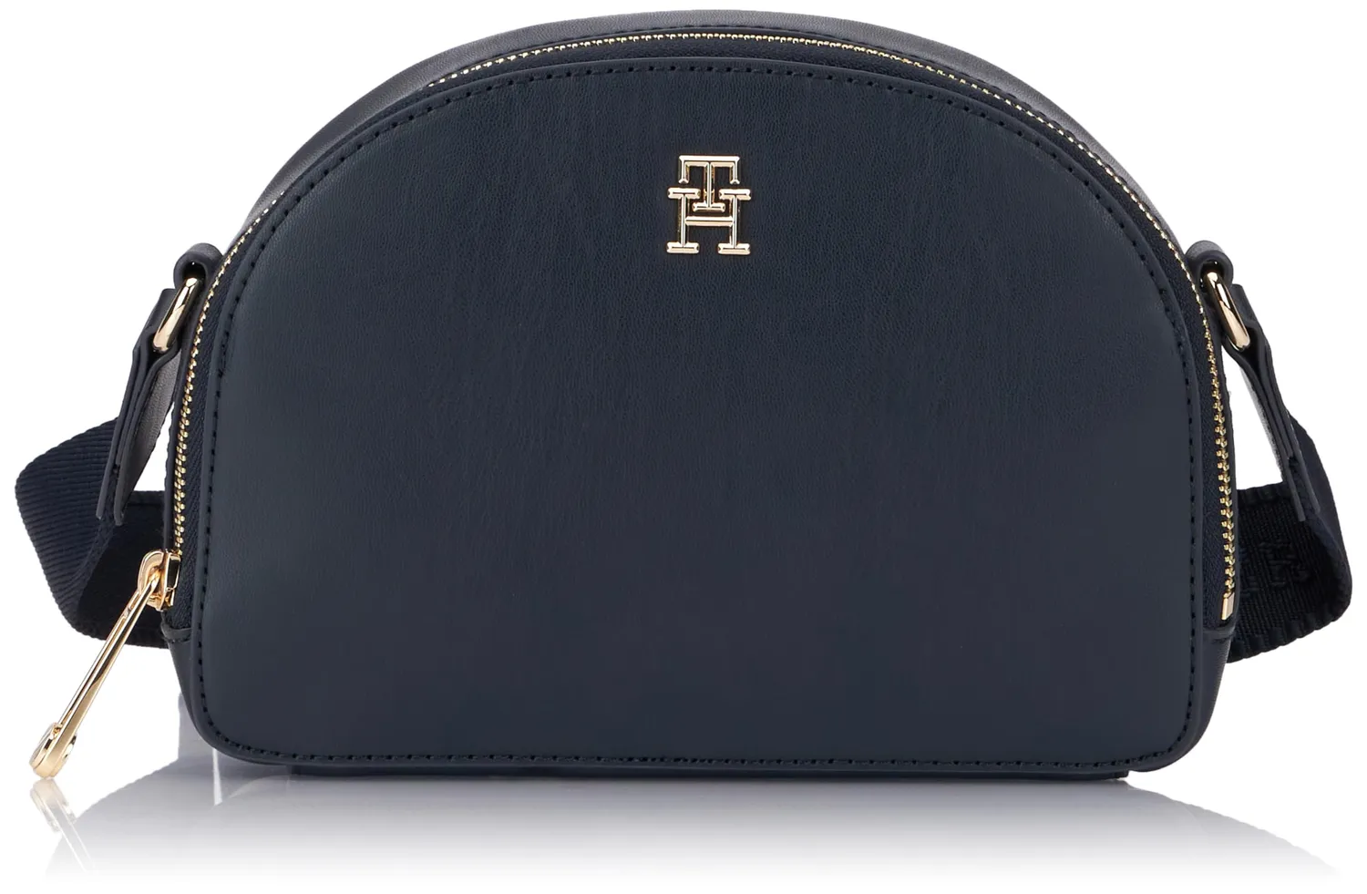 Tommy Hilfiger Half Moon Crossover tracolla nera piccola