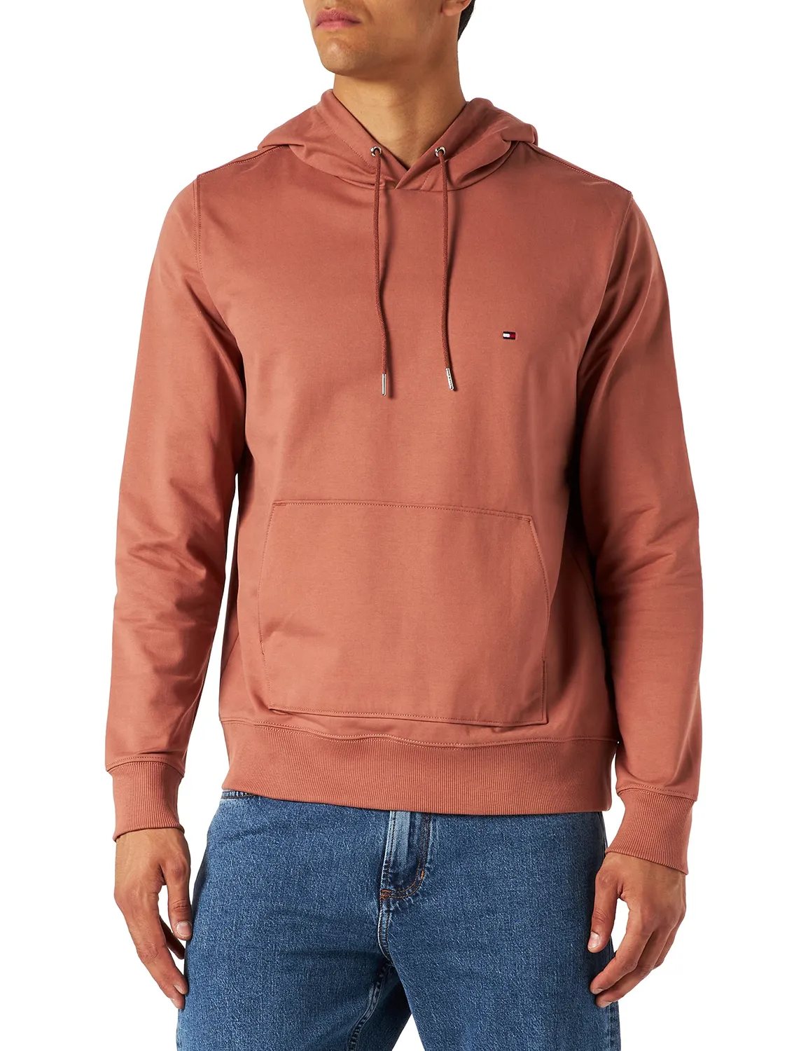 Tommy Hilfiger 1985 felpa uomo blu con cappuccio cotone