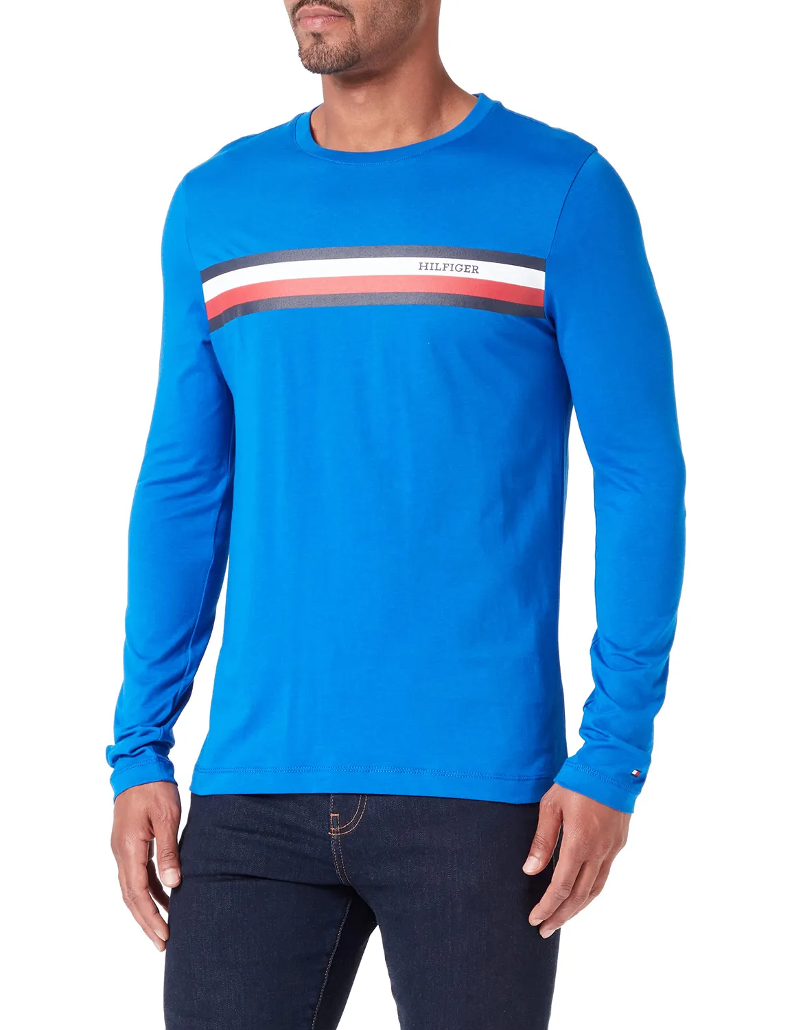 Tommy Hilfiger maglietta manica lunga uomo cotone