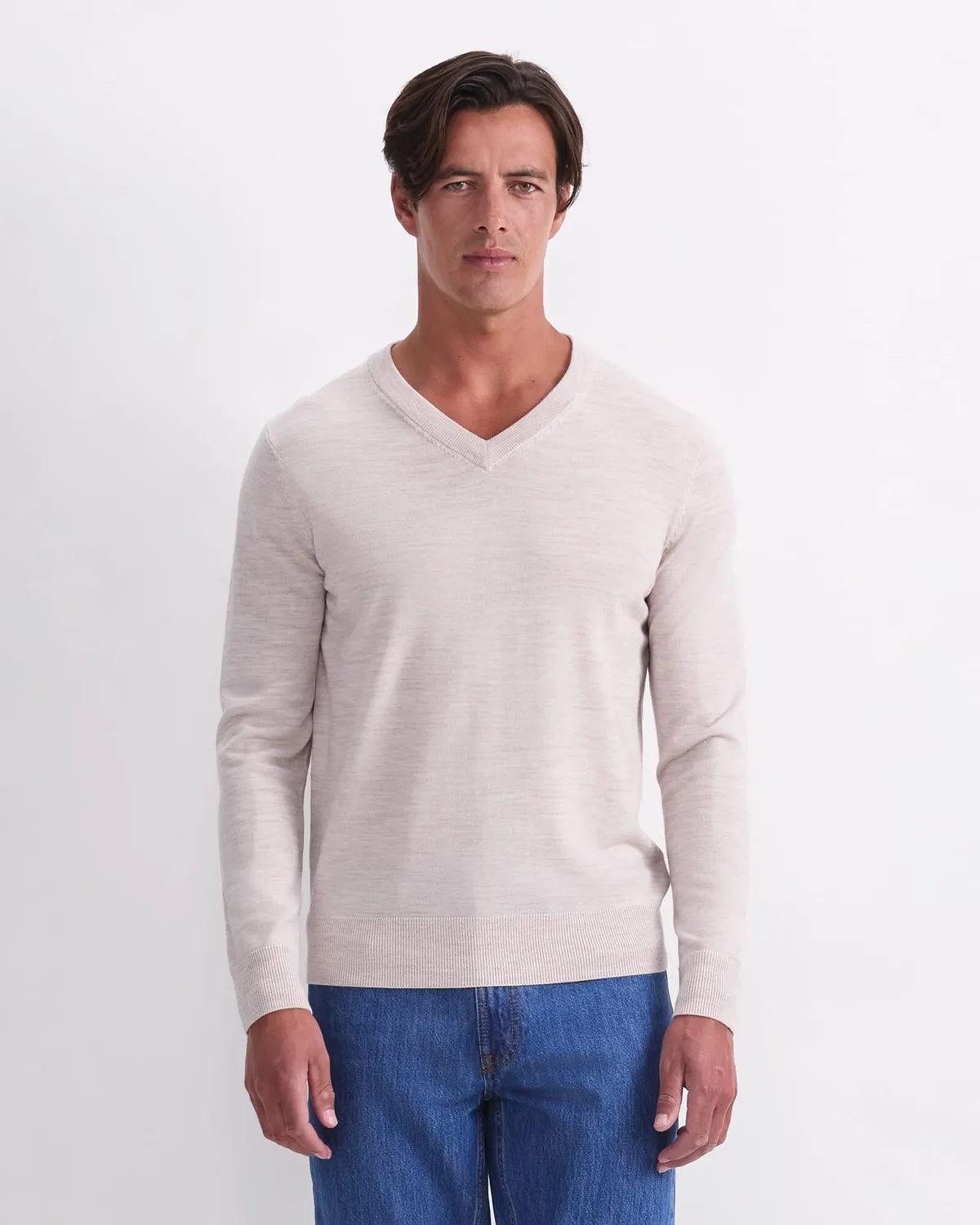 Sportscraft Merino V-Neck 208111 maglione lana scollo V