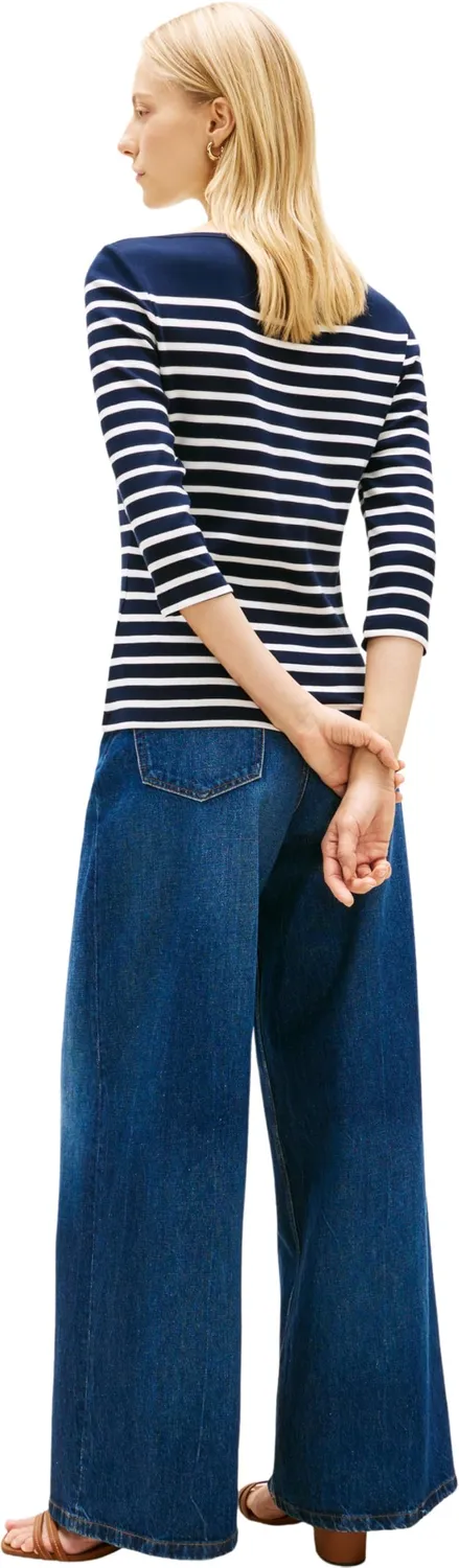 Tommy Hilfiger New Cody Slim maglia donna L a righe