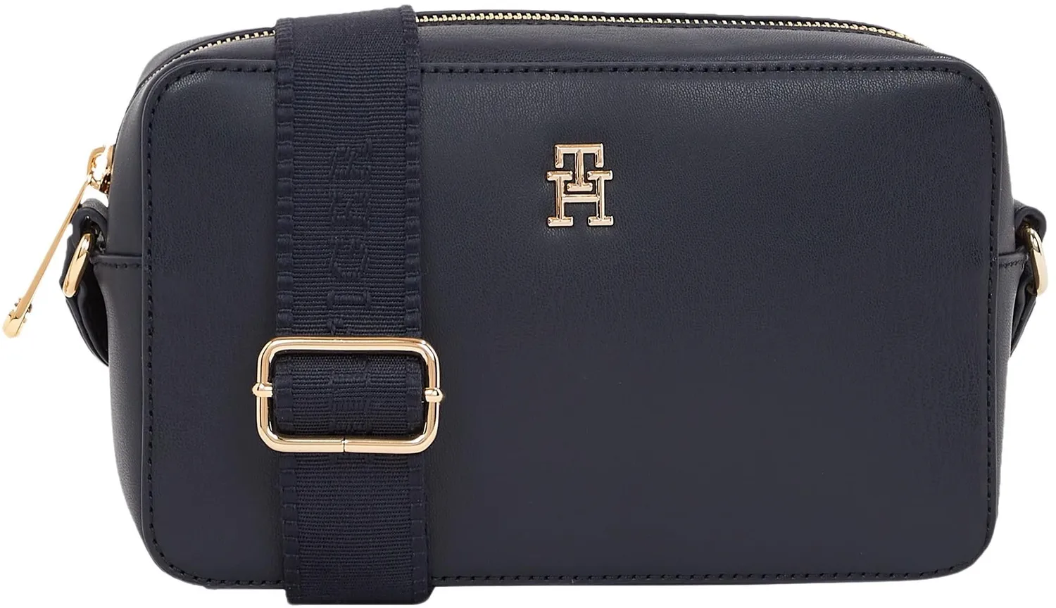 Tommy Hilfiger Monotype Camera Bag tracolla piccola beige