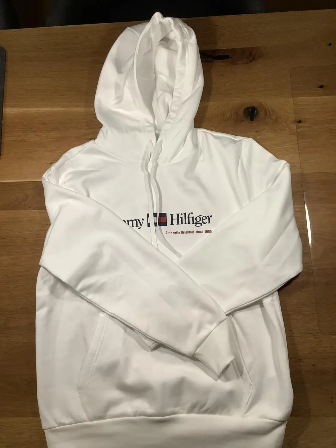 Tommy Hilfiger RWB Graphic MW0MW44935 felpa uomo M nera cappuccio
