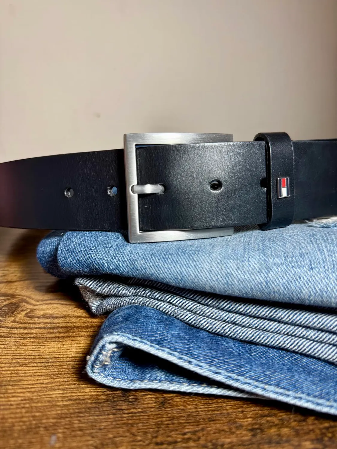 Tommy Hilfiger Hampton 4.0 cintura pelle uomo 105 cm