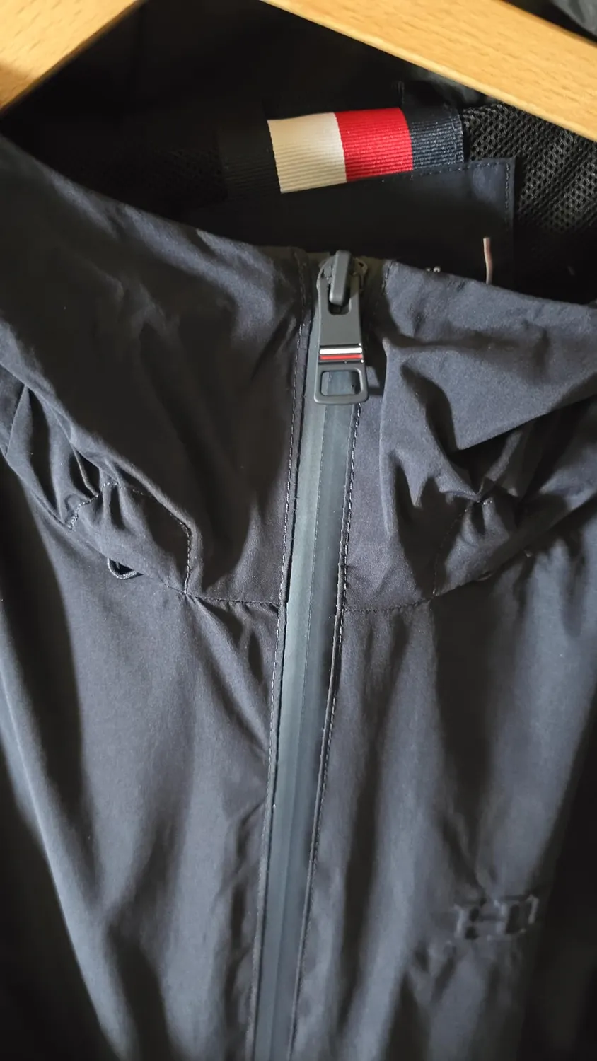 Tommy Hilfiger Branded Hooded giacca a vento uomo con cappuccio