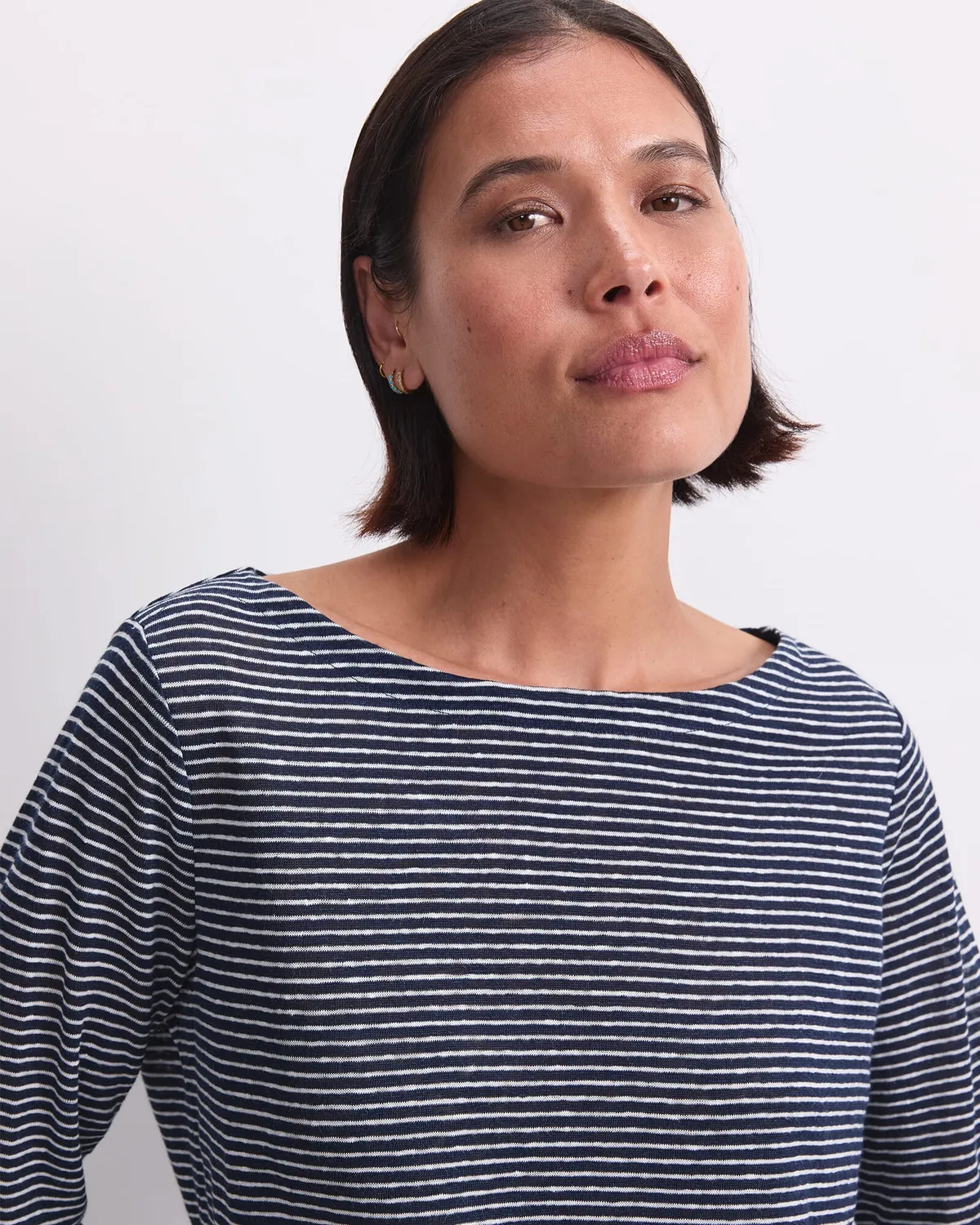 Sportscraft Cecile top lino scollo barca donna