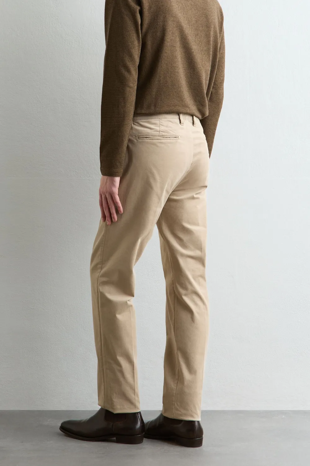 Massimo Alba Winch2 Pantaloni Uomo Beige Gabardine