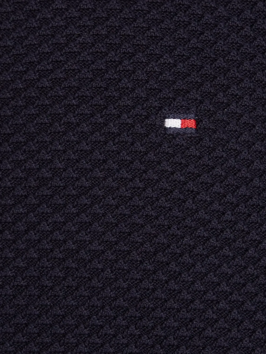 Tommy Hilfiger Jimmy Texture Crew Pullover maglione uomo beige morbido