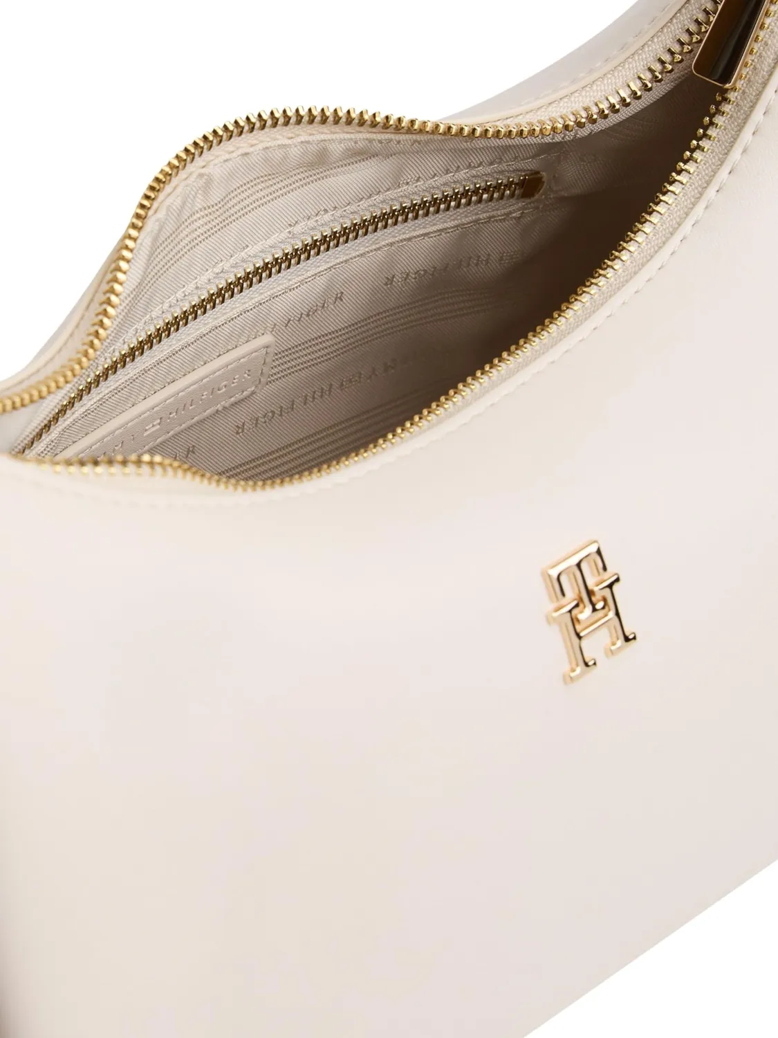 Tommy Hilfiger TH Essential borsetta tracolla crema 35x23cm