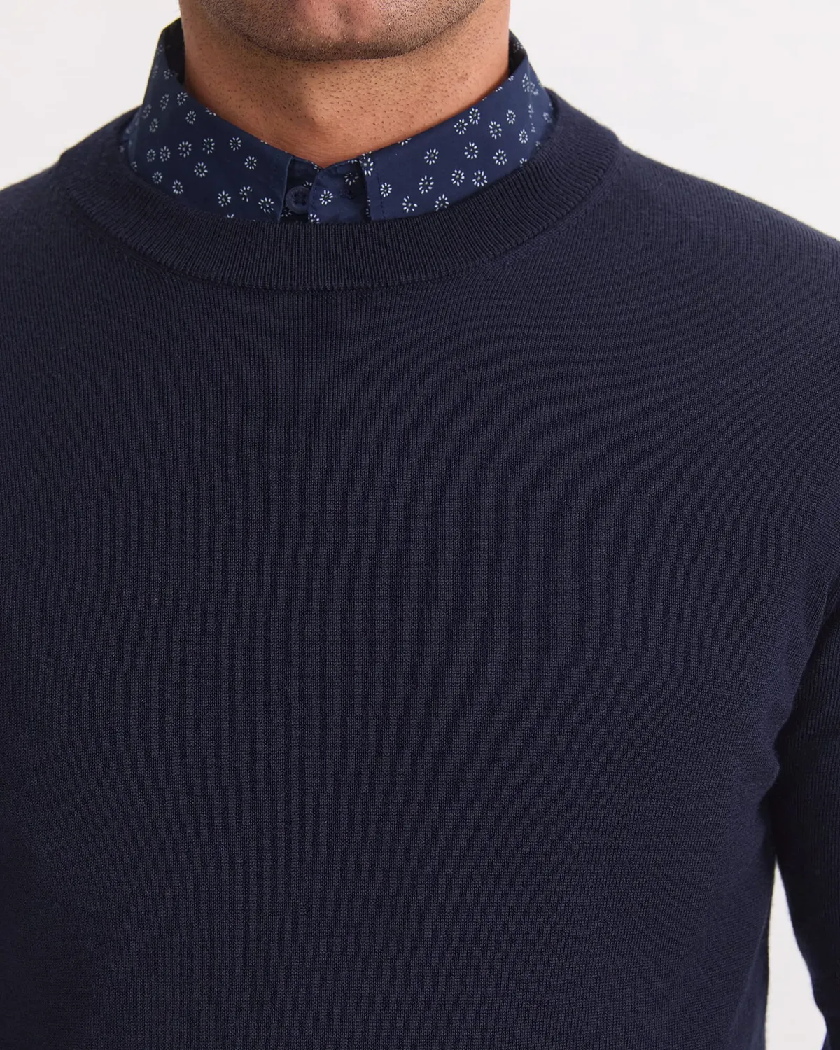 Sportscraft Merino Crew Neck maglione uomo lana merino