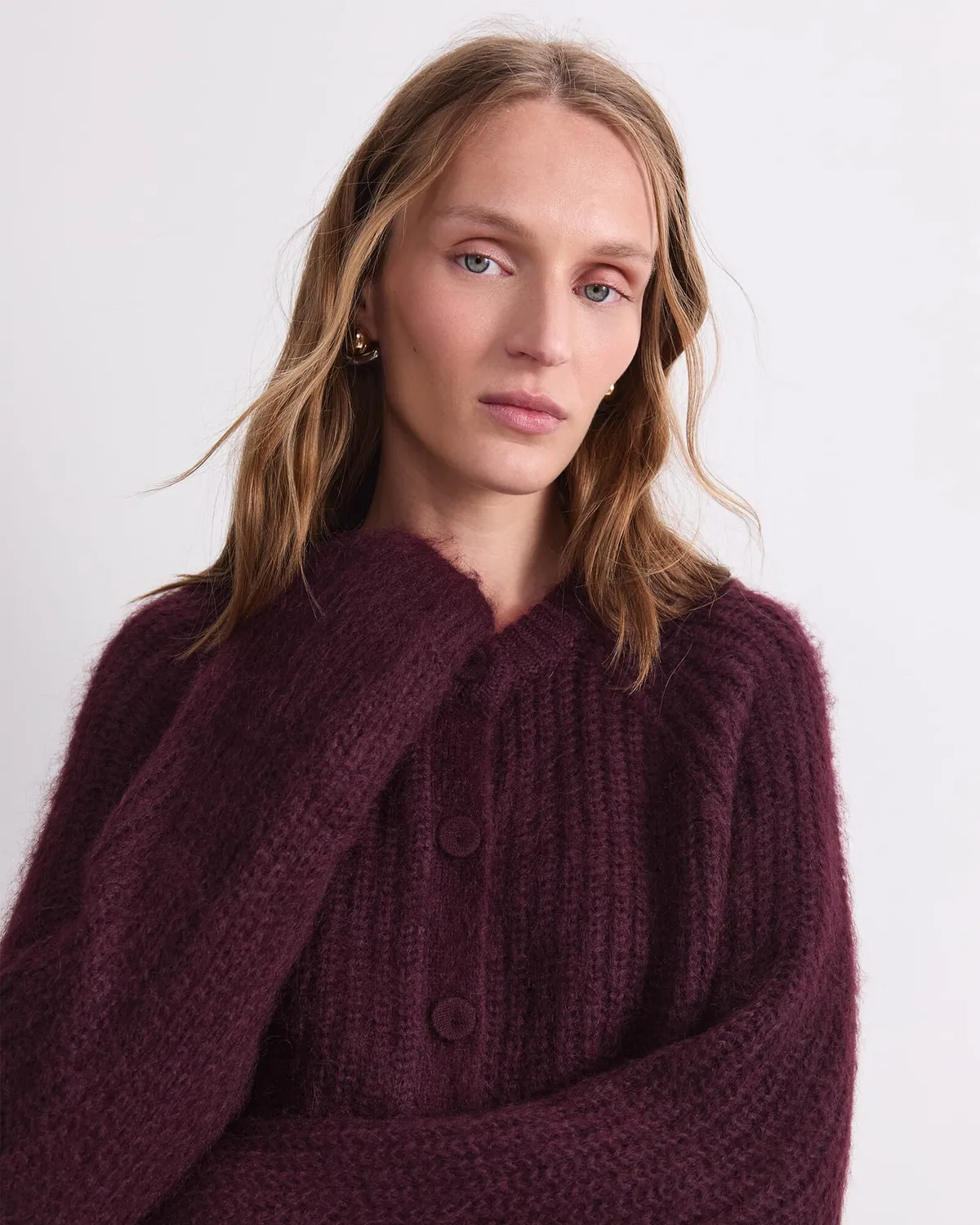 Sportscraft Tatiana Mohair Twist Cardigan mohair donna