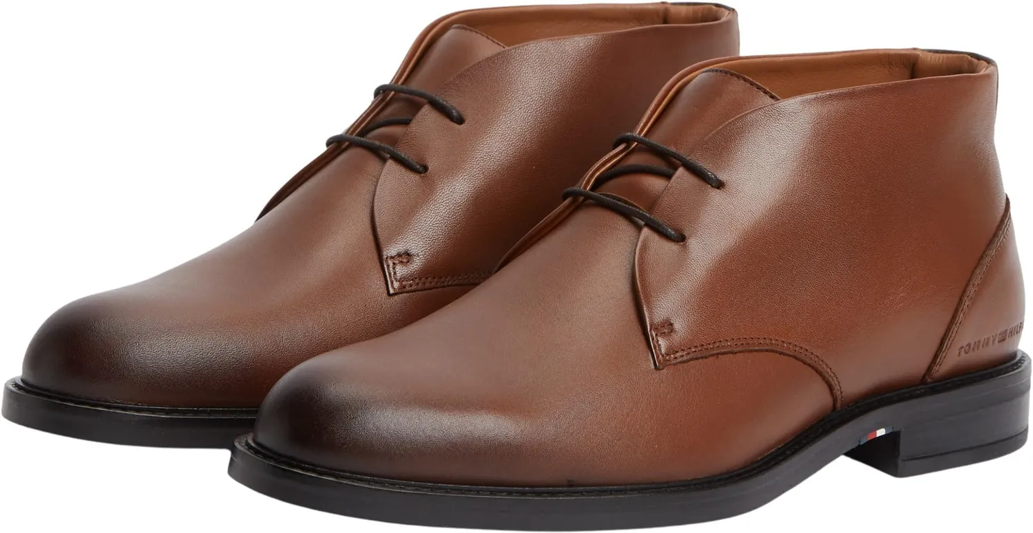 Tommy Hilfiger Corporate Lace Boot FM0FM05949 stivali 40 cognac
