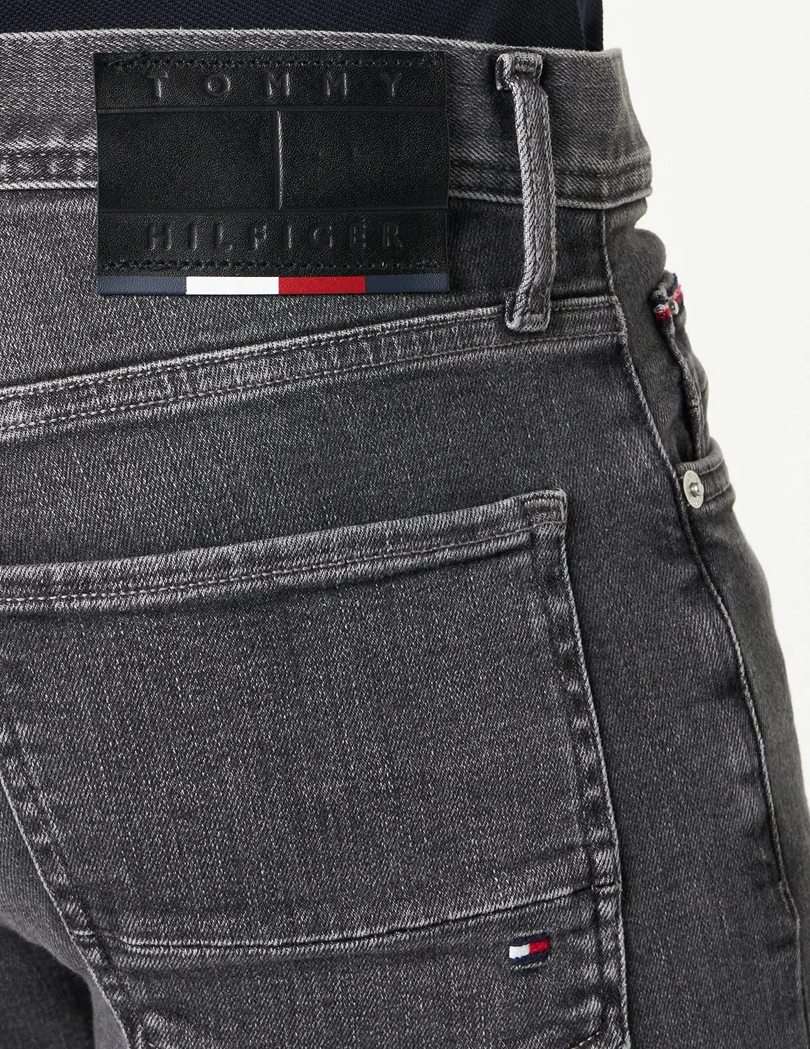 Tommy Hilfiger Bleecker Stoke Black jeans slim 28W/36L