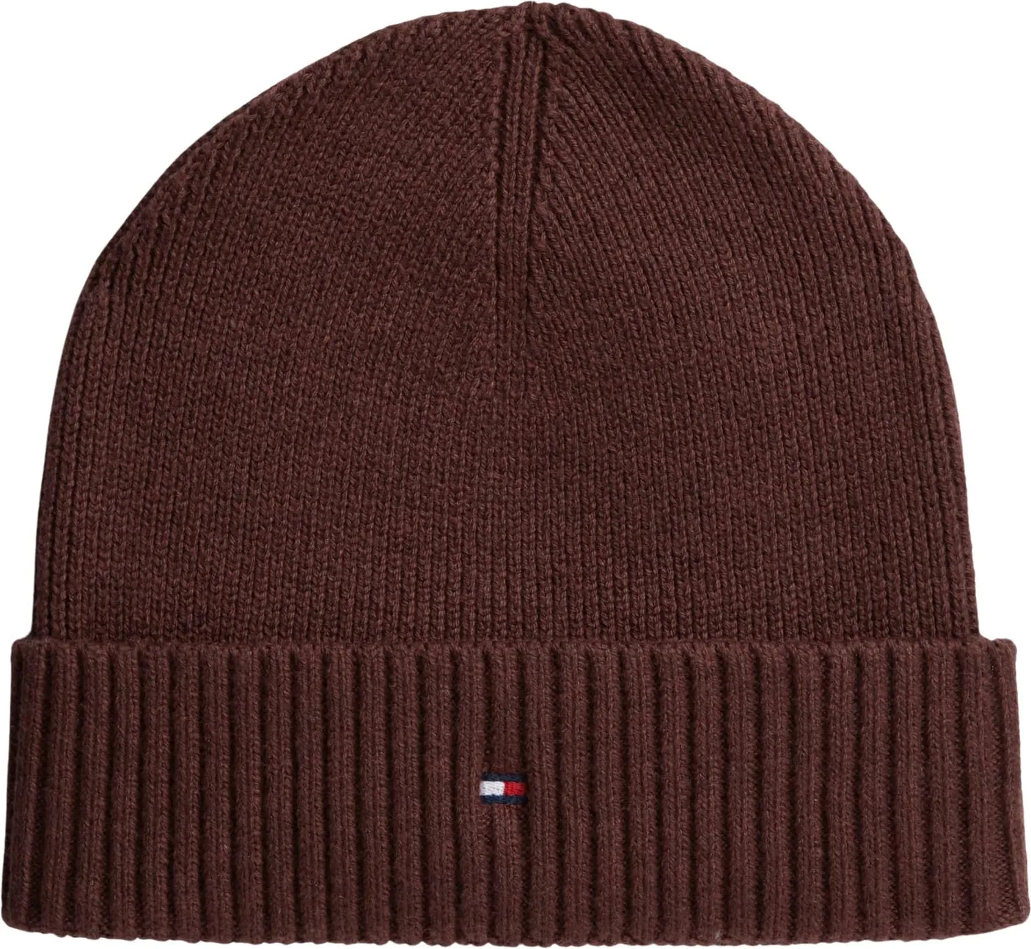 Tommy Hilfiger TH Flag cuffia uomo gialla cotone pima