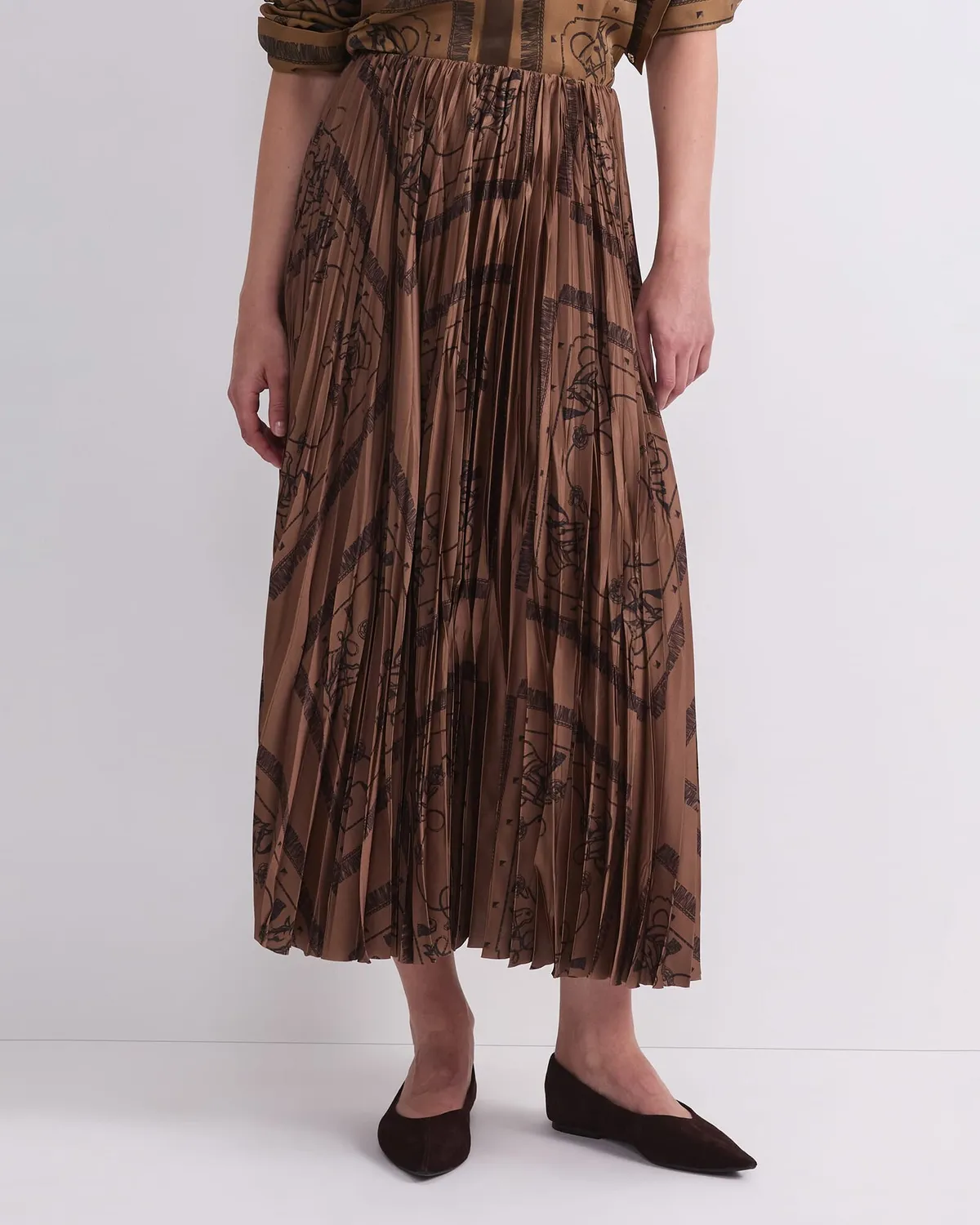 Sportscraft Sadie gonna midi plissettata fantasia