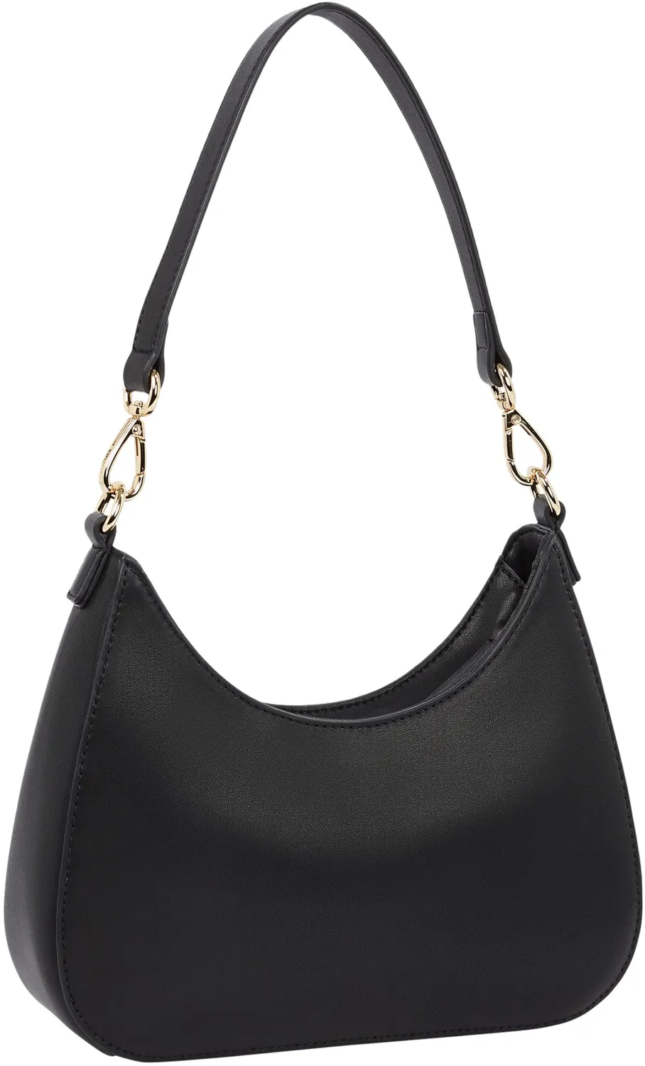 Tommy Hilfiger Logotape borsa spalla nera con zip
