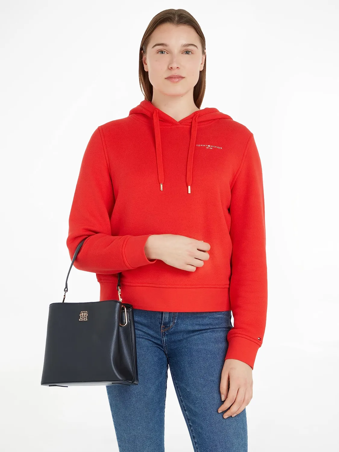 Tommy Hilfiger TH Timeless Bucket Borsa Donna Ecopelle