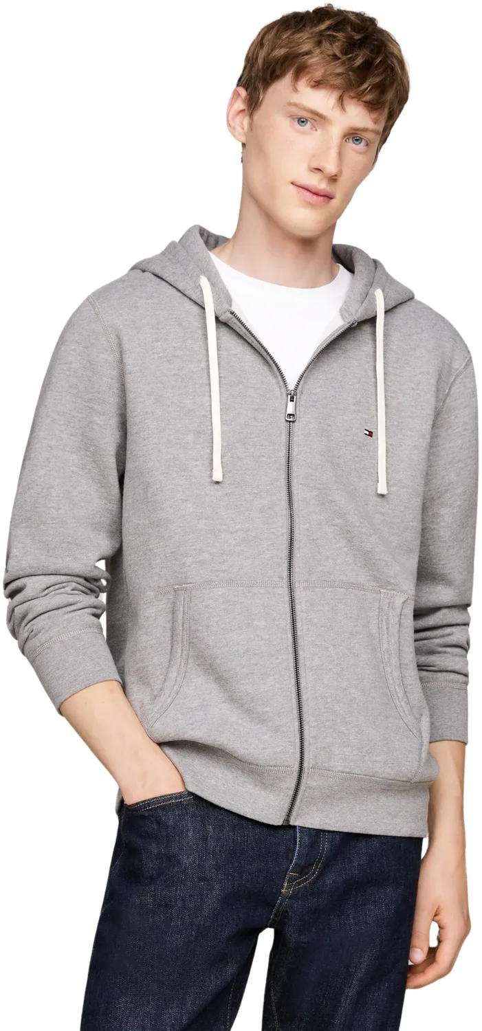 Tommy Hilfiger Essential Fleece Felpa Zip Uomo nera S