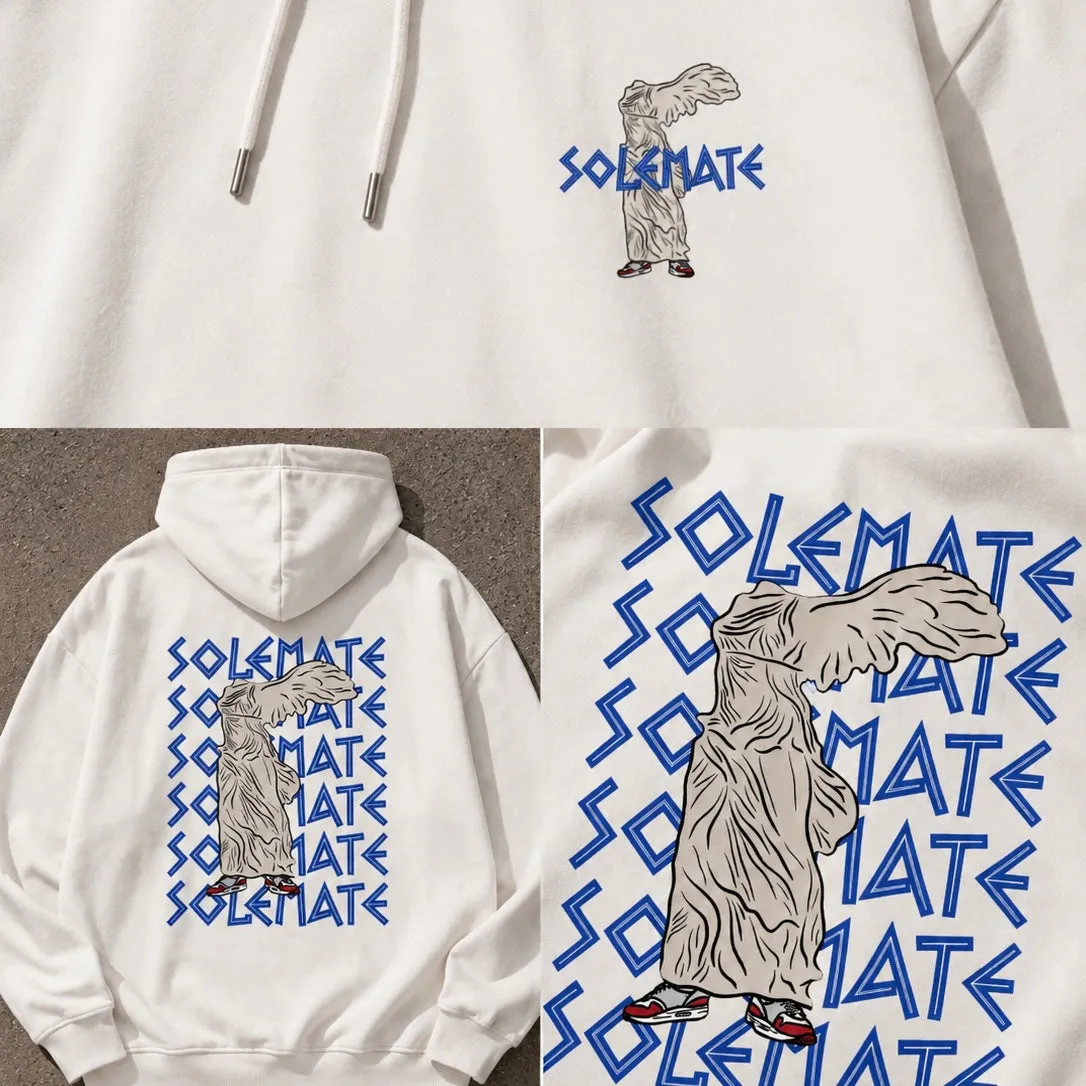 Solemate Icons Greek Victory felpa panna cotone bio