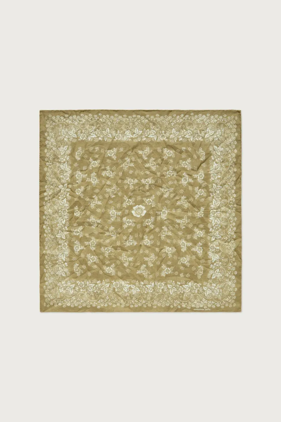 Massimo Alba Hanky1 fazzoletto cotone the verde