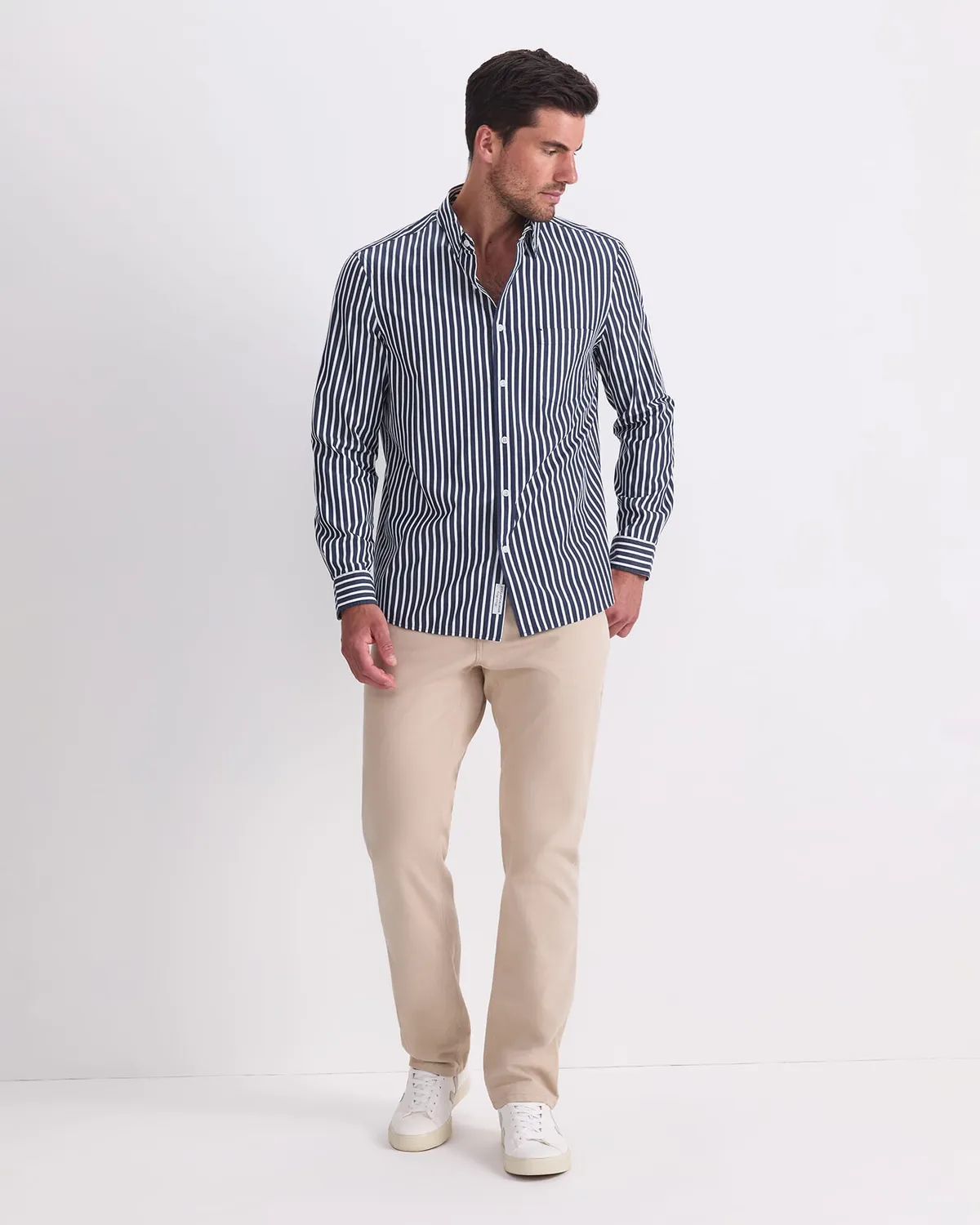 Sportscraft Ryan Stripe camicia uomo riga cotone