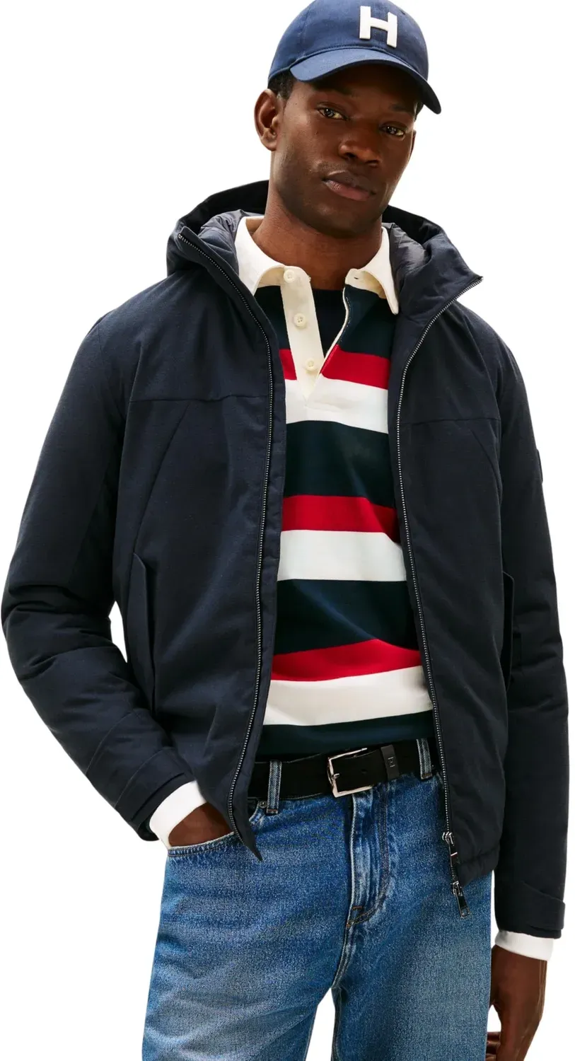 Tommy Hilfiger Tech Hooded MW0MW42823 piumino nero