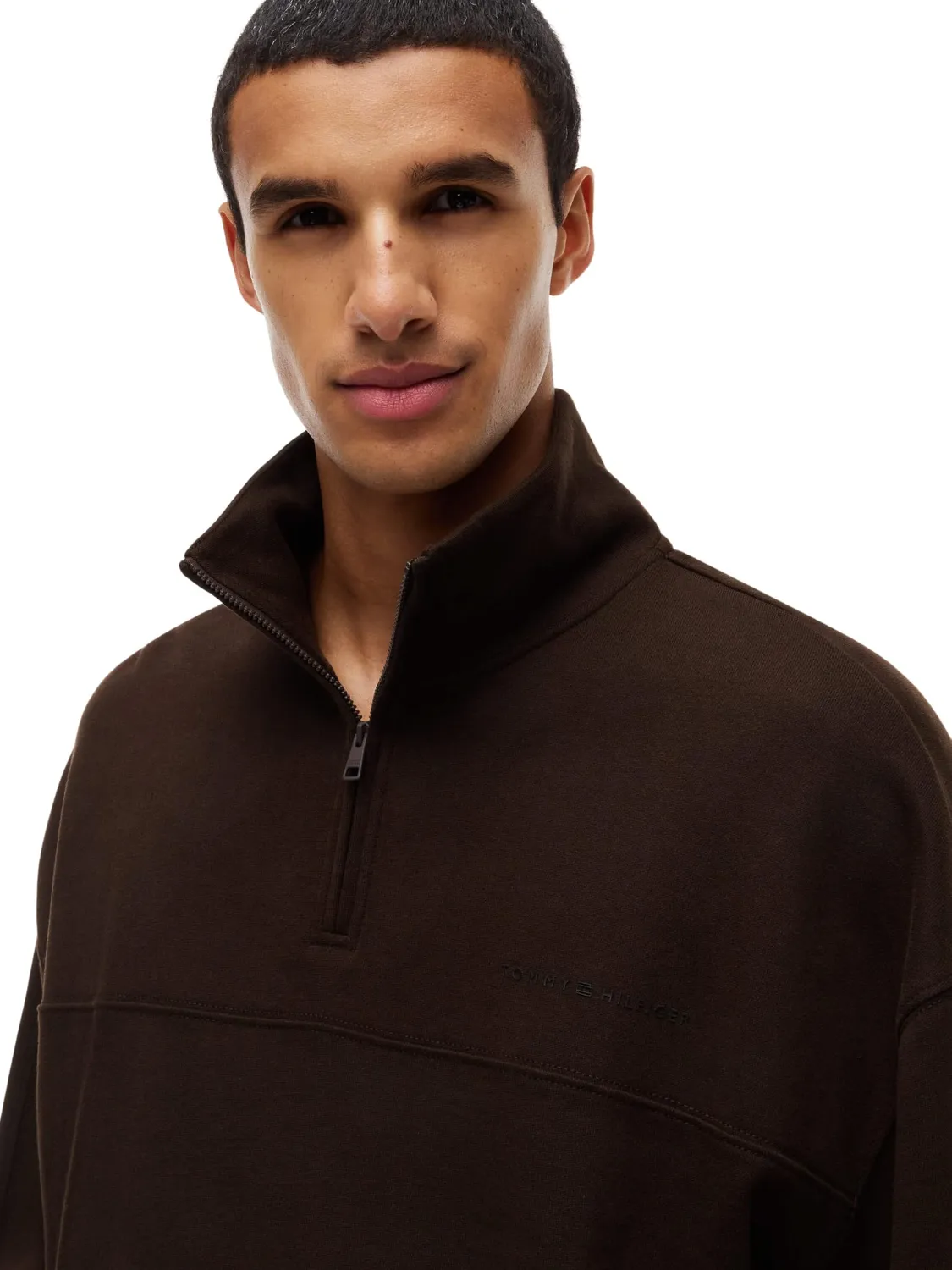 Tommy Hilfiger Half Zip UM0UM03626 felpa mezza zip uomo L