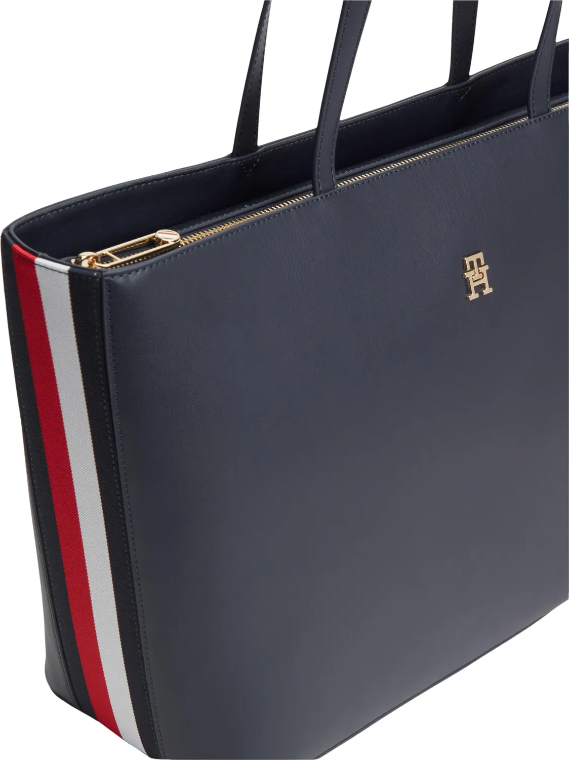 Tommy Hilfiger Tote Latam Side Logo Blu Space Blue