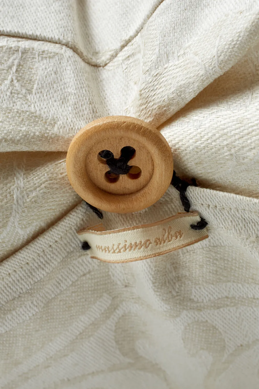 Massimo Alba Pillow cuscino bianco uni ricamabile