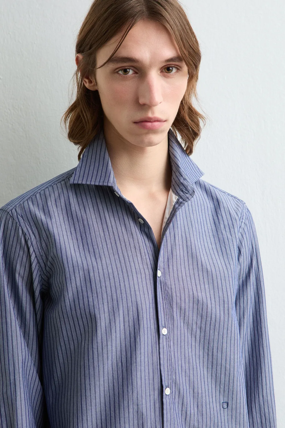 Massimo Alba Genova camicia uomo altomare cotone