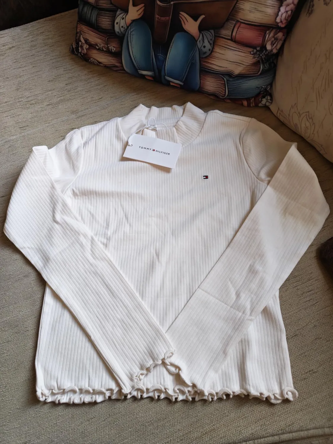 Tommy Hilfiger Mock Neck KG0KG08802 top bambina 12 anni