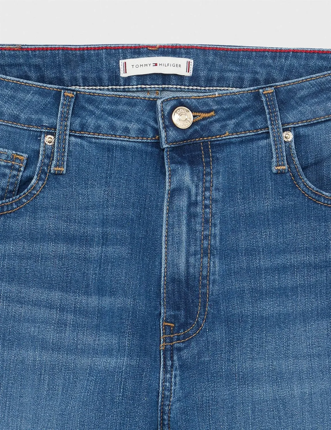 Tommy Izzy sigaretta slim jeans donna vita alta