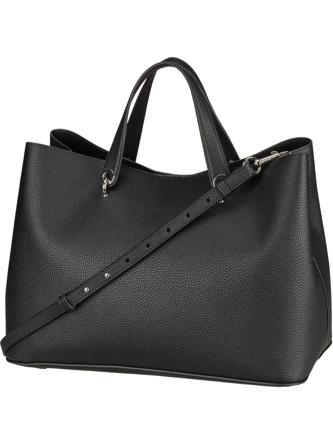 Tommy Hilfiger Emblem borsa donna tracolla rimovibile nera