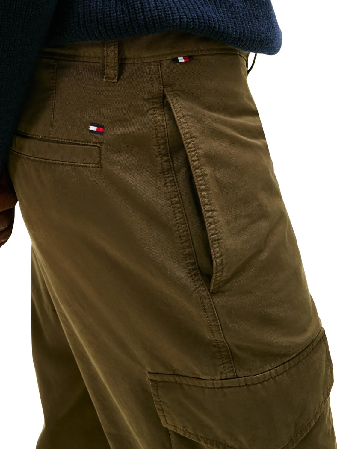 Tommy Hilfiger Denton Twill pantaloni cargo uomo verde 32W/30L
