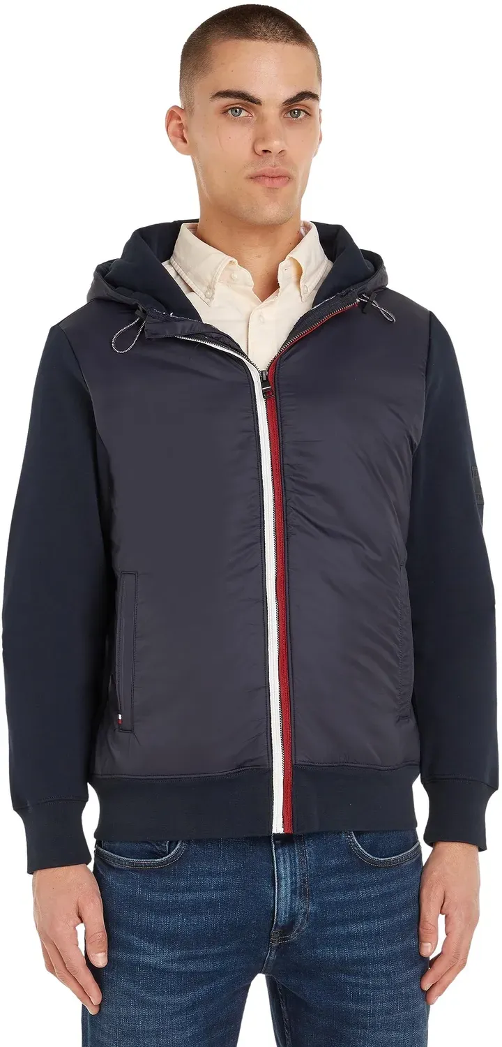 Tommy Hilfiger felpa zip uomo XS blu Desert Sky