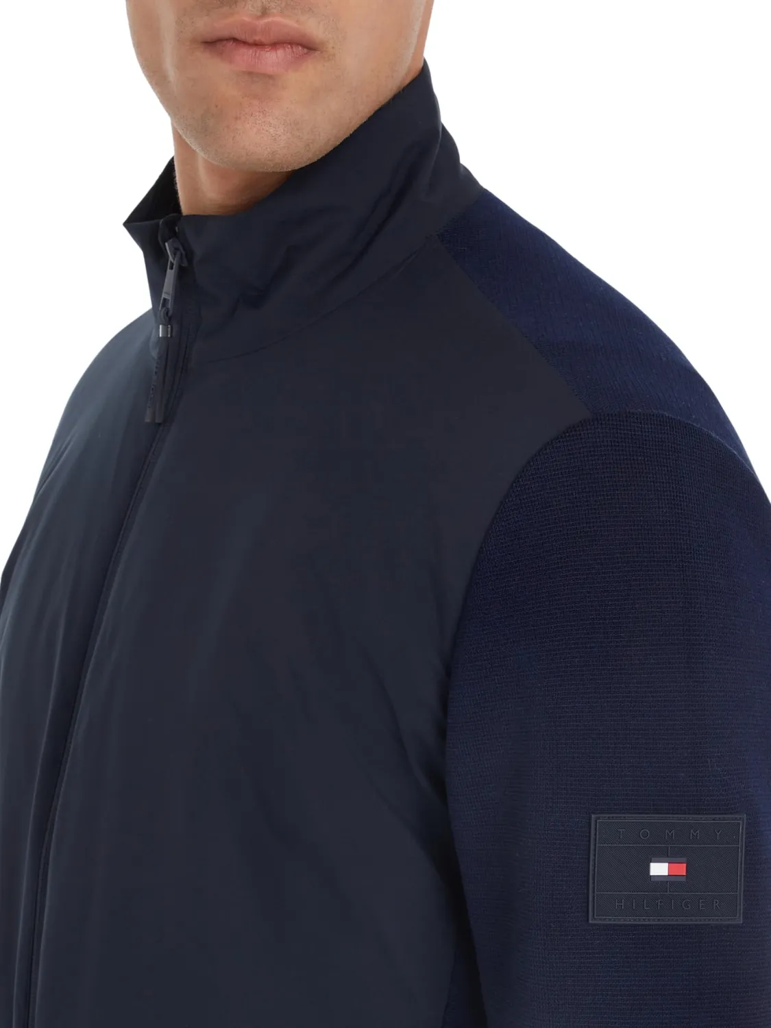 Tommy Hilfiger Zip Through felpa uomo zip blu M
